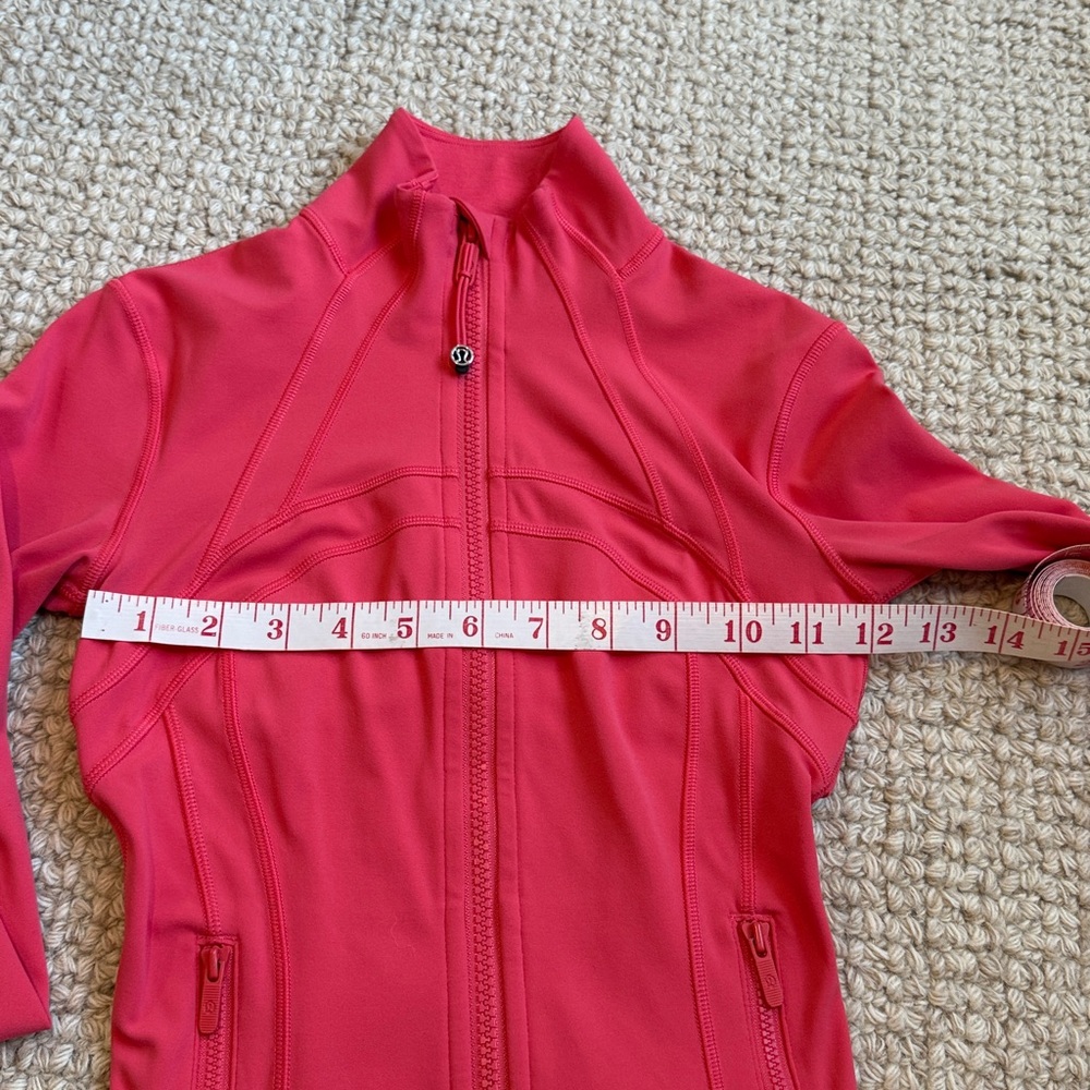 Salmon/Coral Waist-length Lululemon Define Jacket - Picture 10 of 15
